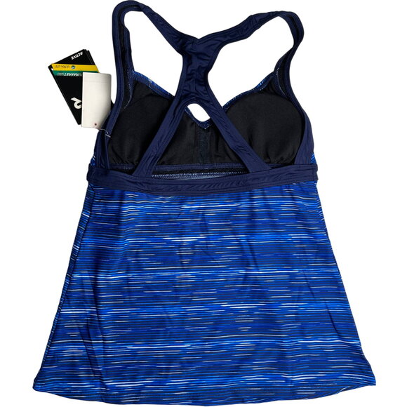 TYR Durafast Lite CYPRUS AMBU Tank Swim Top - Royal Navy Size Small 4/6  $40 - Picture 3 of 6